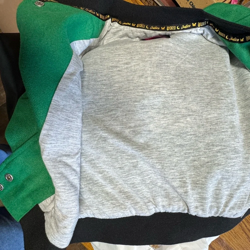 NWT Justice Wicked Varsity Jacket SZ XS 5-6